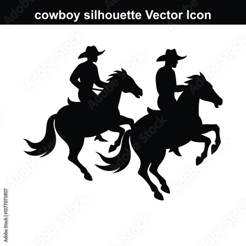 Silhouette of a horse and rider racing in a western equestrian style.