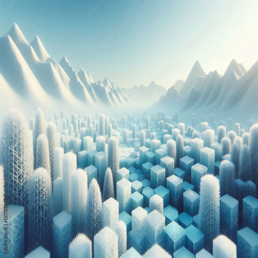 Obraz premium snow covered mountains