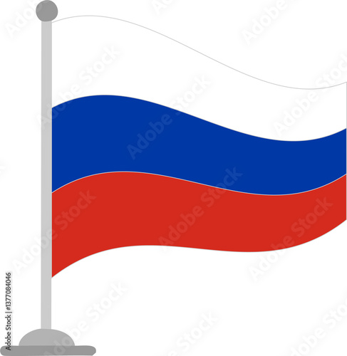 Free Download russia, flag, banner, symbol, icon, nation, national, country, sign, waving, emblem, flags, illustration - GFXLoad