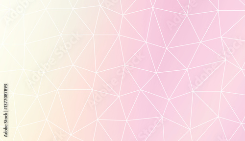 Hipster pattern with polygonal elements. For your home interior wallpaper, fashion print. Vector illustration. Creative gradient color.