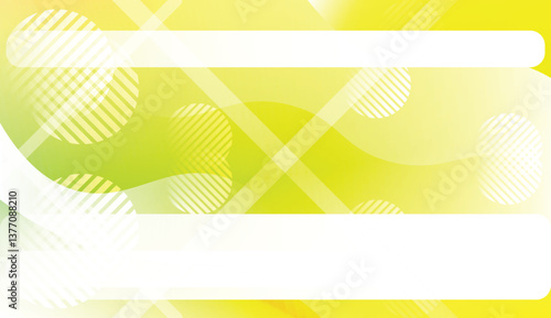 Wavy Background with Lines, Circle. For Cover Page, Landing Page, Banner. Vector Illustration