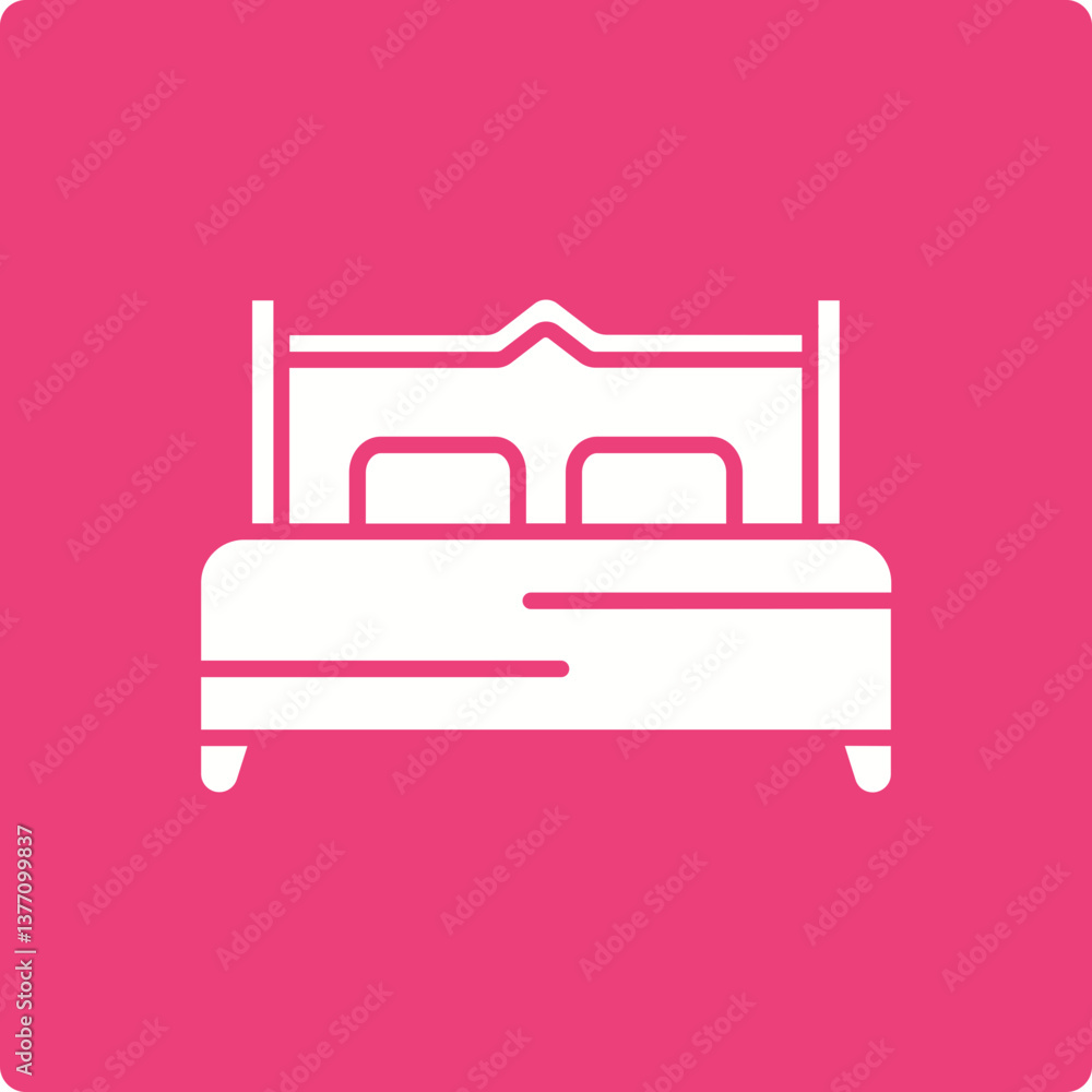 Double Bed Icon Double Bed Icon