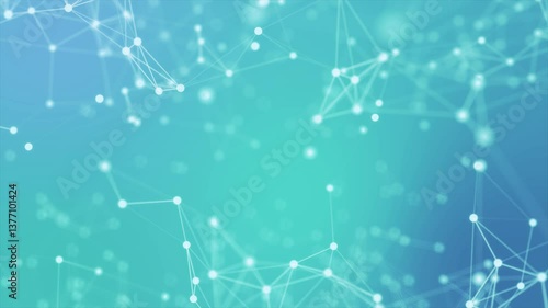 abstract plexus shapes, Connection and web concept. Digital, communication and technology background with lines and dots. Loopable sequence  