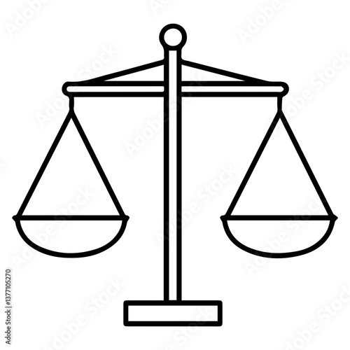 scales of justice vector