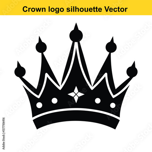The Timeless Power of the Crown Vector Icon Illustration.