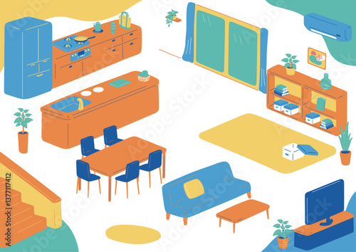 リビングルームの風景