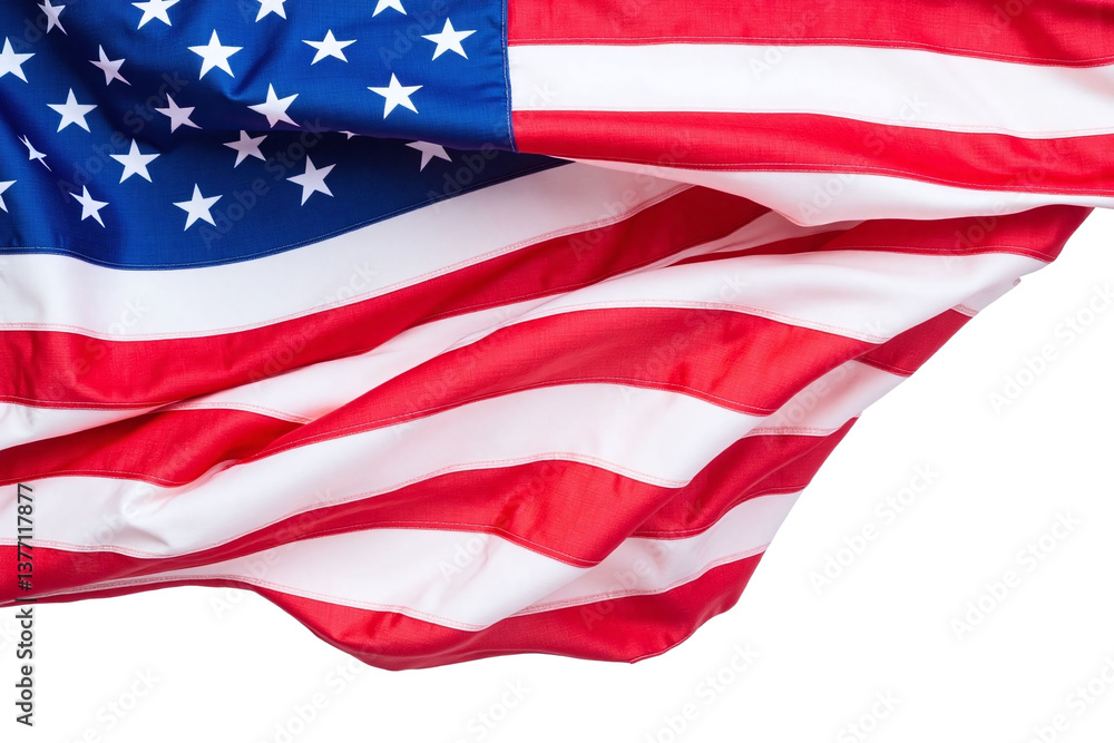 american flag waving in the wind on a gray background american flag waving in the wind on a gray background