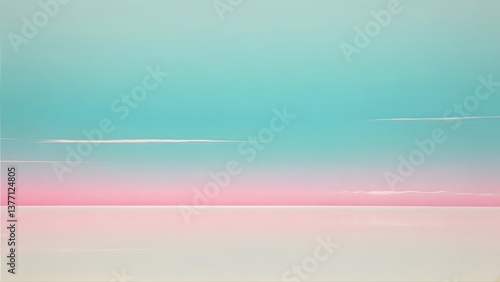 Pastel Gradient Background - Pink to Teal Color Blend