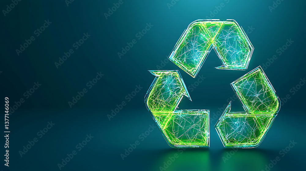 Sustainable action recycling concept digital graphics futuristic environment abstract viewpoint Sustainable action recycling concept digital graphics futuristic environment abstract viewpoint