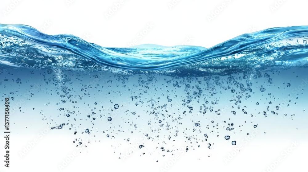 Water Surface and Bubbles Water Surface and Bubbles