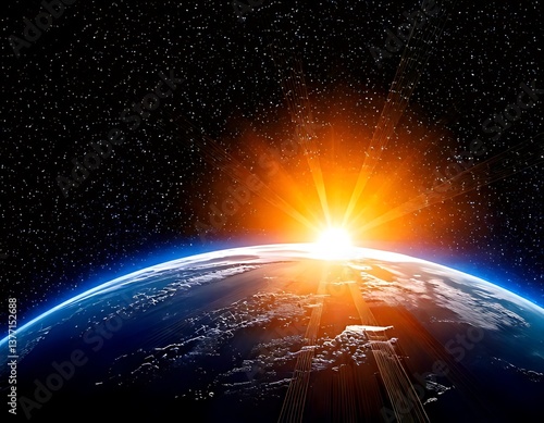 planet in space