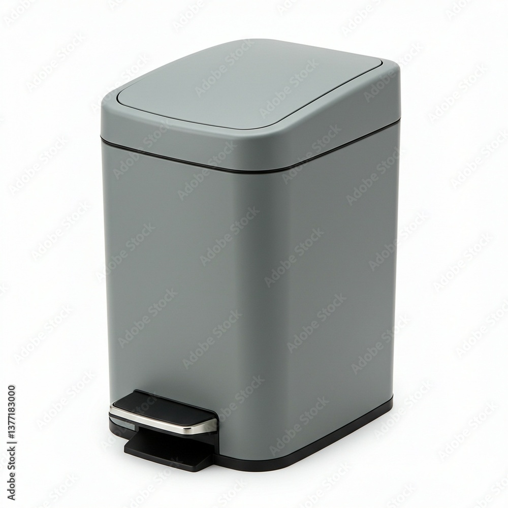 Modern Gray Trash Can, Perfect for Any Home Modern Gray Trash Can, Perfect for Any Home