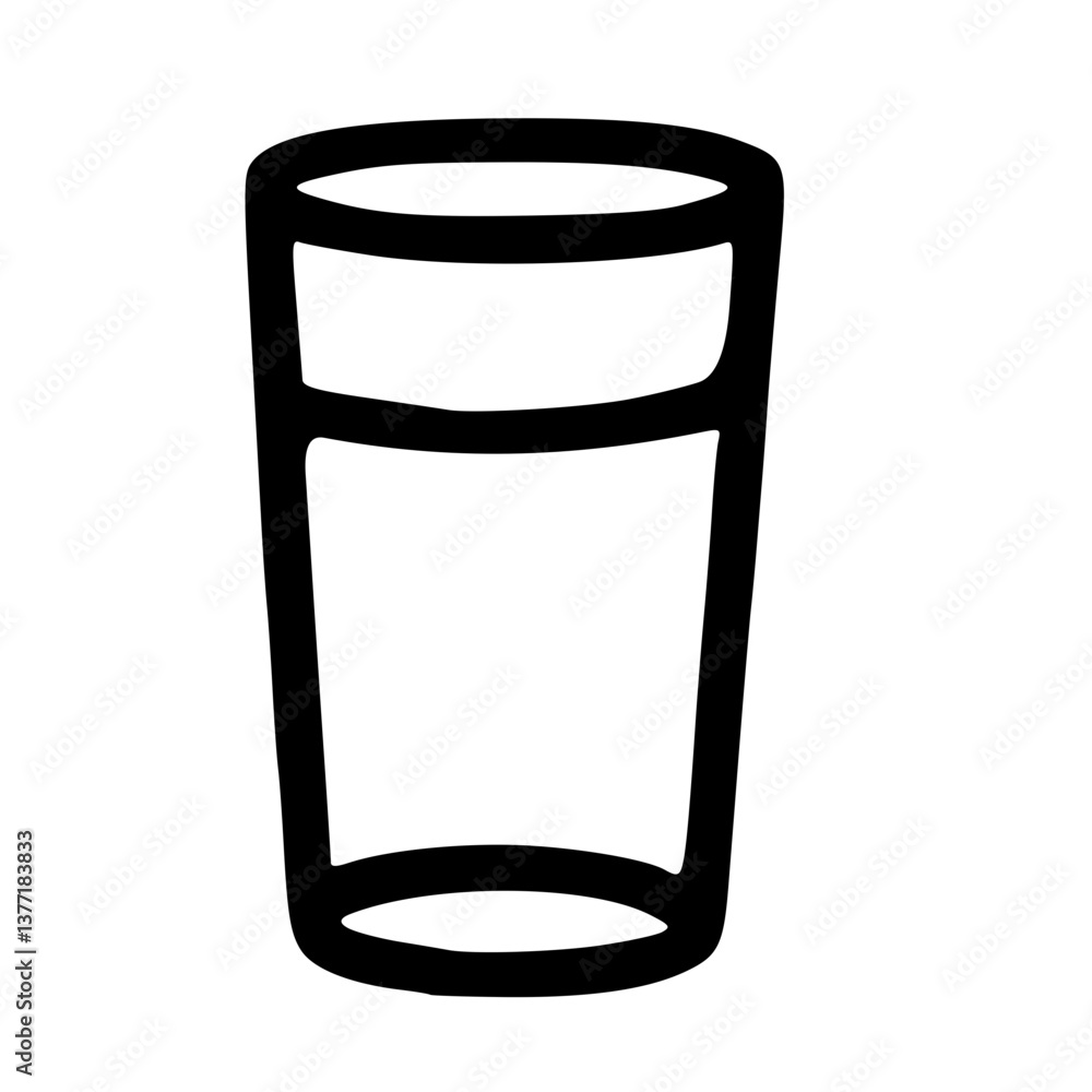 Empty Glass Doodle Empty Glass Doodle