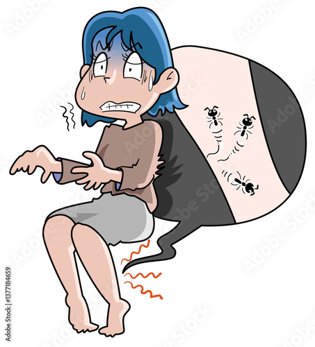 アリが這うような感じ-むずむず脚
