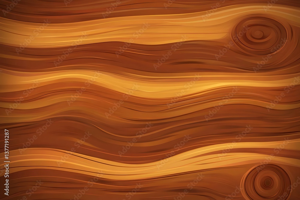 Wood grain background with abstract swirls and knots, realistic texture and pattern Wood grain background with abstract swirls and knots, realistic texture and pattern