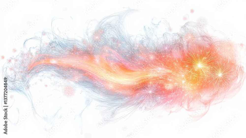 Abstract Colorful Flowing Energy Abstract Colorful Flowing Energy