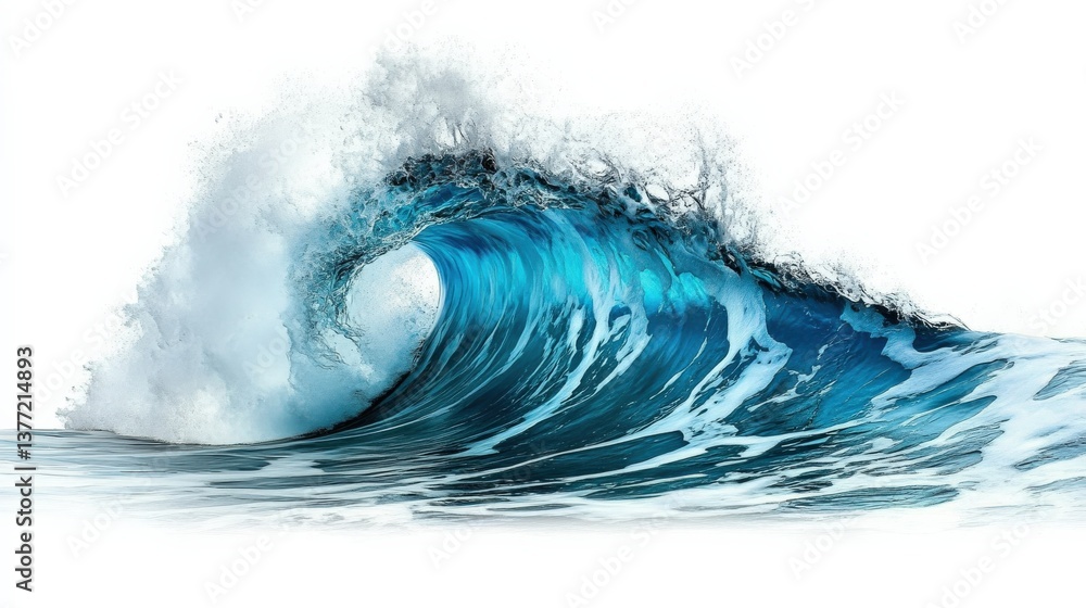 Powerful Ocean Wave Crashing Powerful Ocean Wave Crashing