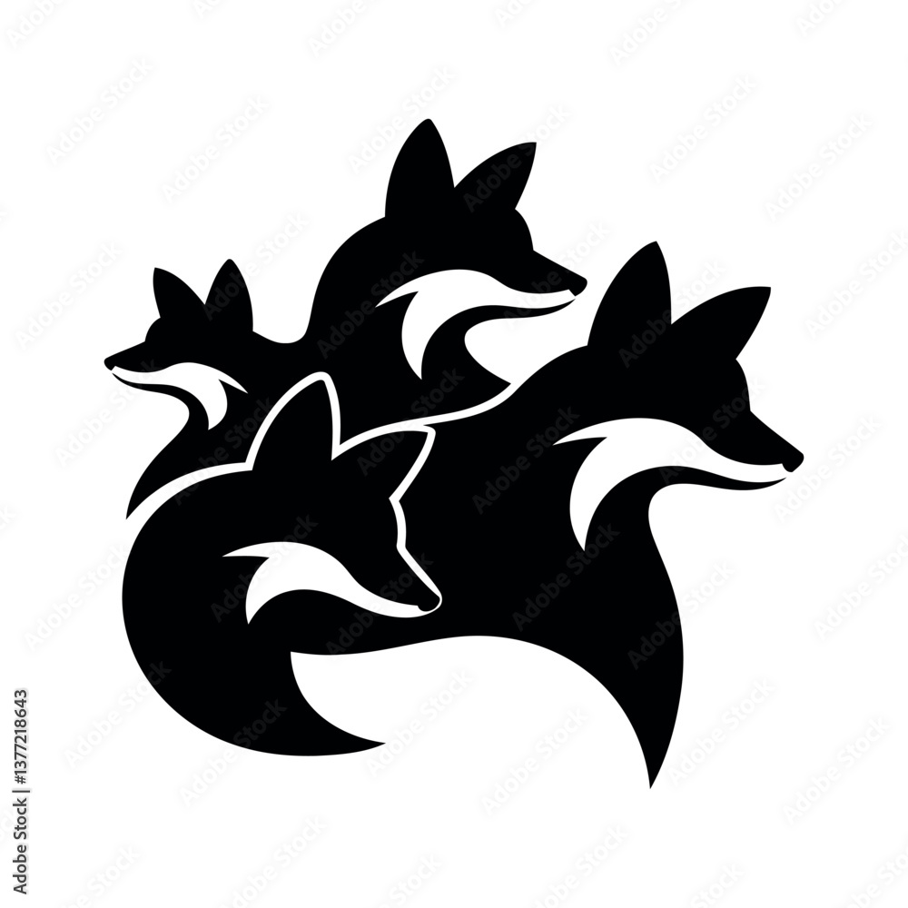 Obraz premium wolf head icon