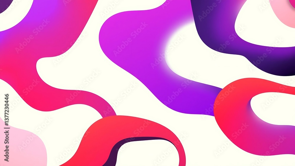 Abstract Design Banner with Vibrant Colors Abstract Design Banner with Vibrant Colors