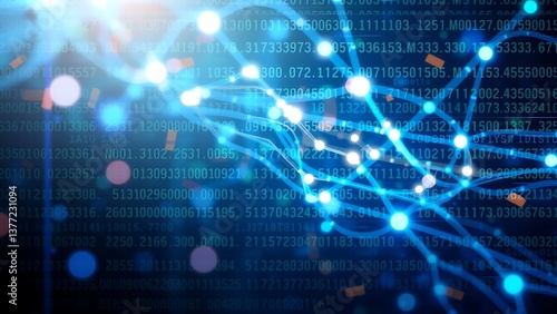 Wallpaper Mural Abstract Digital Data Background Torontodigital.ca