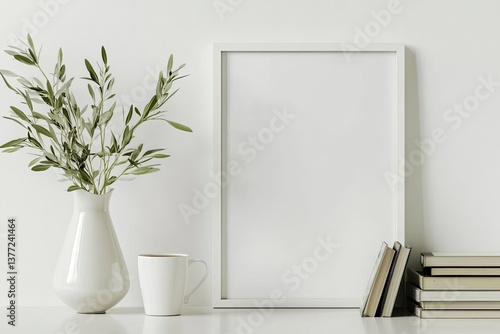 Wallpaper Mural Simple, Minimalist Home Decor Mockup Torontodigital.ca