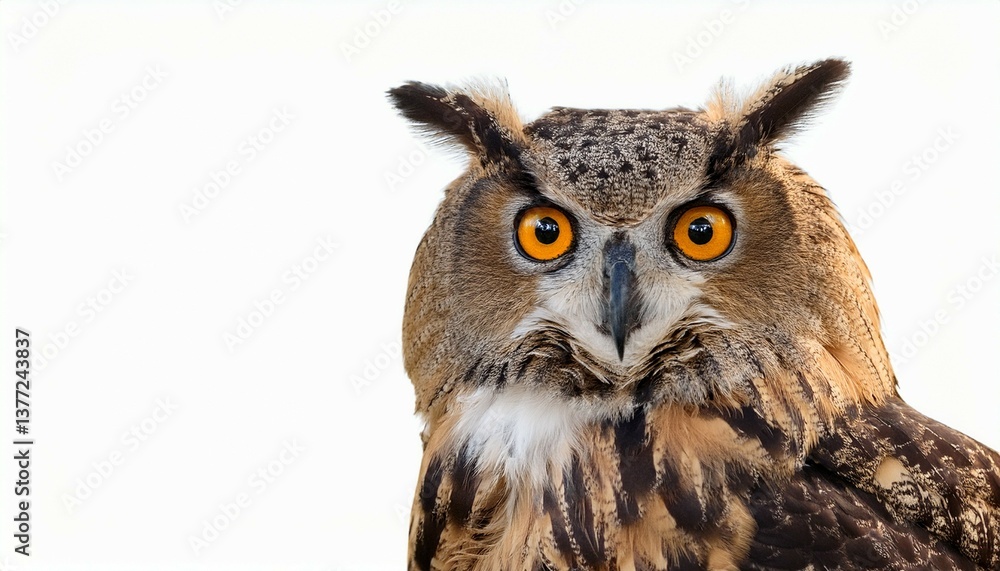 Serene and Wise Owl – High-Resolution Studio Portrait of a Raptor with Detailed Feathers and Intense Gaze
Serene and Wise Owl – High-Resolution Studio Portrait of a Raptor with Detailed Feathers and Intense Gaze