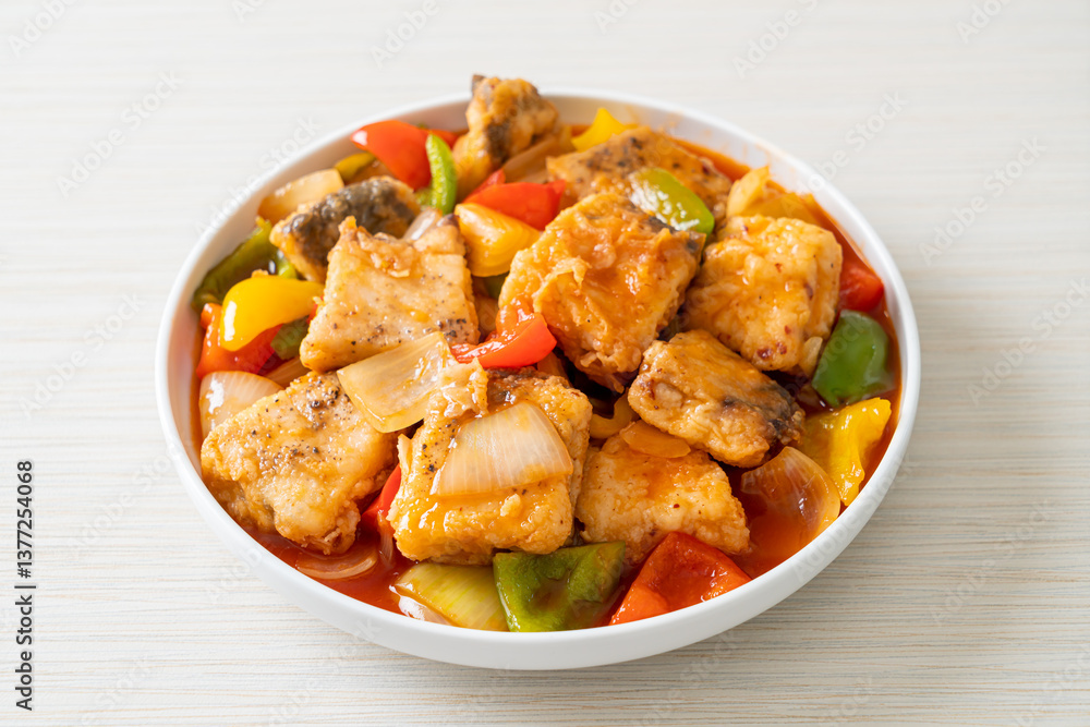 fish stew with tomato and pepper fish stew with tomato and pepper
