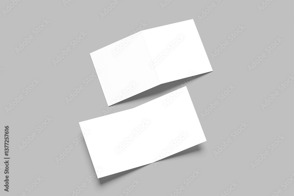 Square Bifold Mockup Square Bifold Mockup