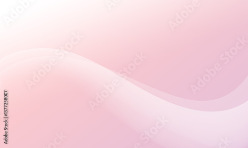 abstract pink gold stripes lines wave curves on soft gradient with shine light background