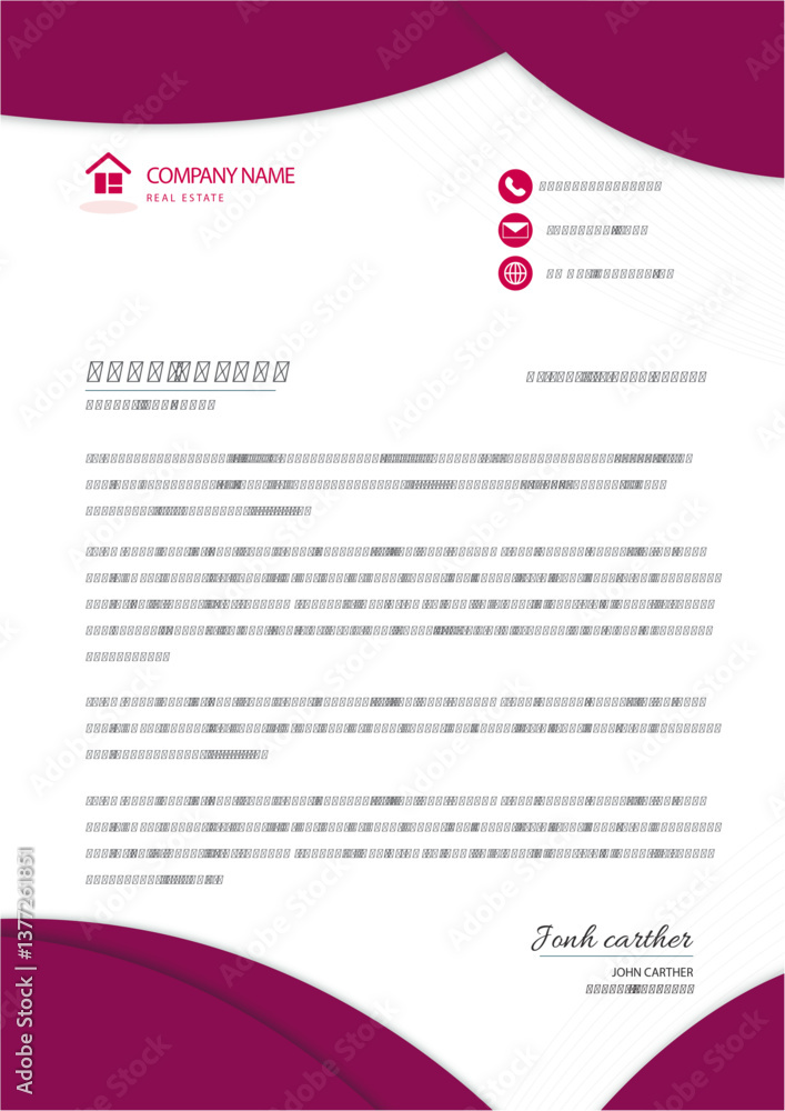 Letterhead design Letterhead design