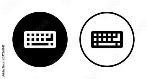 Keyboard icon logo design. keyboard sign and symbol
