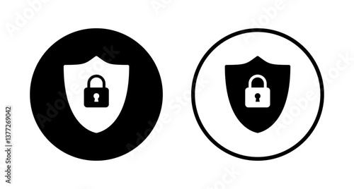 Security icon logo design. protection icon. privacy. vpn