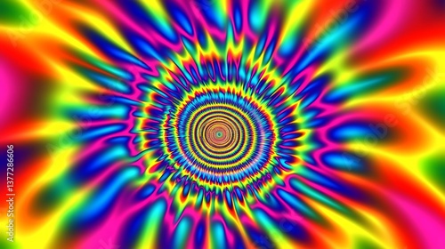 Psychedelic Rainbow Vortex.