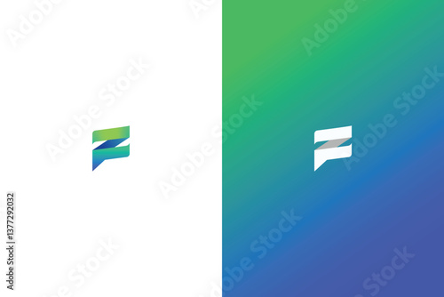 Letter Z Chat Logo Design with Two Background. 