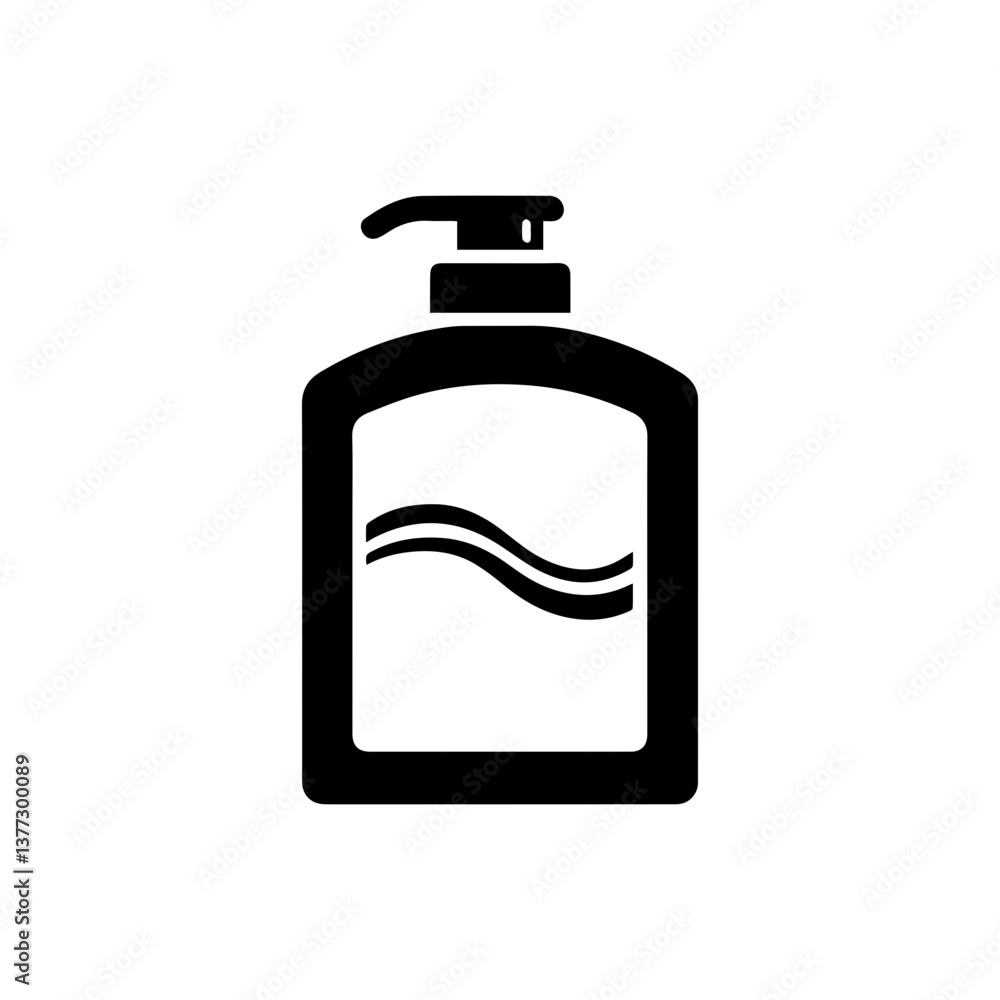 Shampoo soap facial cleanser icon with transparent background Shampoo soap facial cleanser icon with transparent background