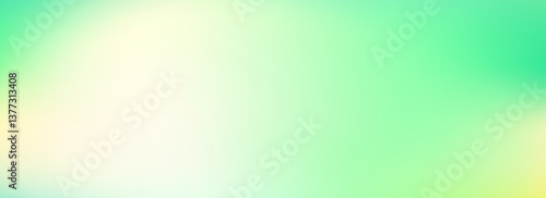 Light green smooth gradient. Springtime color blurred background. Summer mood blurred gradient backdrop. Fresh abstract spring theme wallpaper for poster, banner, presentation, template, flyer. Vector