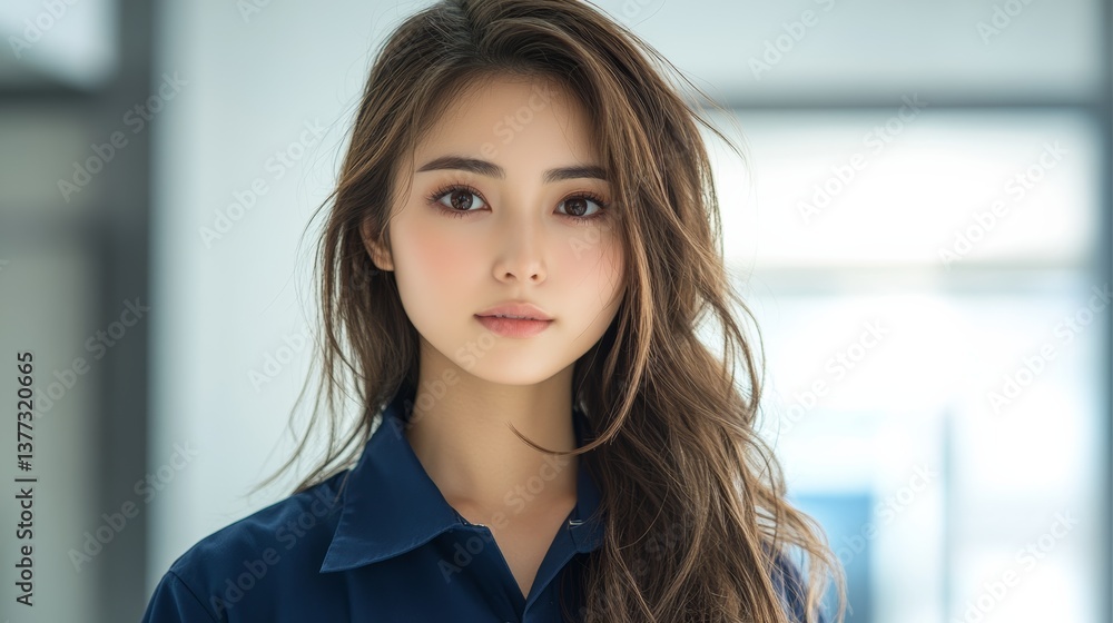 Black hair cute asian girl close-up shot photography Black hair cute asian girl close-up shot photography