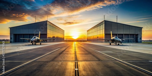 Minimalist Landscape: RAF Lakenheath, Suffolk, England