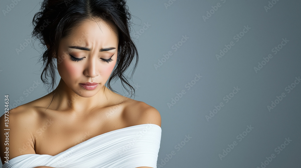 悲しみに暮れる女性の肖像 悲しみに暮れる女性の肖像