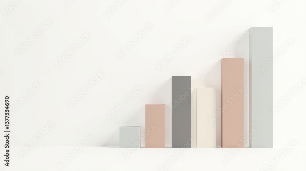 Ascending Pastel Rectangles Against a Blank White Background A Minimalist Composition for Design Inspiration Ascending Pastel Rectangles Against a Blank White Background A Minimalist Composition for Design Inspiration
