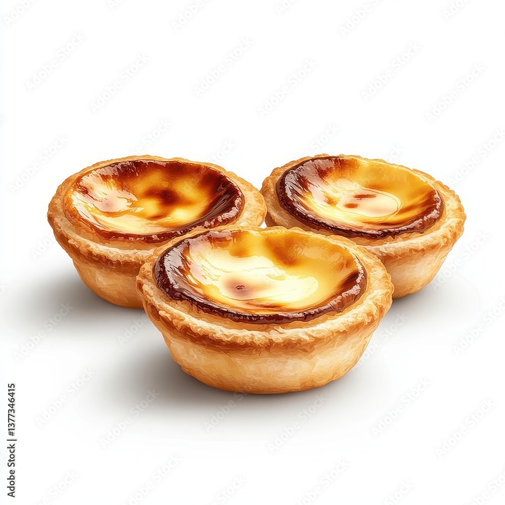 Fototapeta premium Portuguese Pastel de Nata