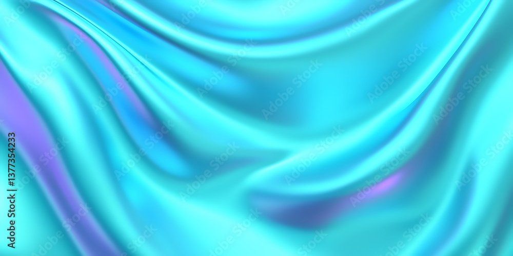 Obraz premium Holographic Background.Vibrant abstract geometric textures digital art colorful background contemporary style close-up view modern aesthetic