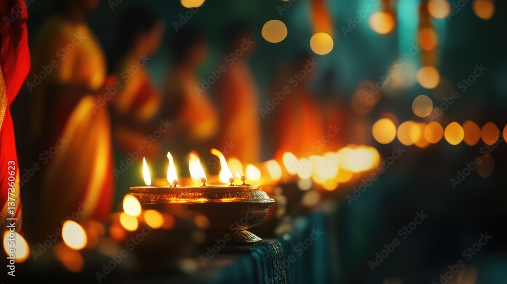A symbolic representation of unity with the Tiranga at a cultural event A symbolic representation of unity with the Tiranga at a cultural event