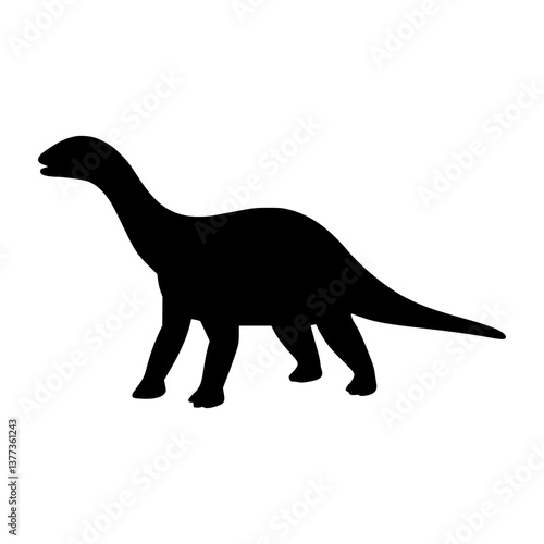 Dinosaur Silhouette Vector Illustration