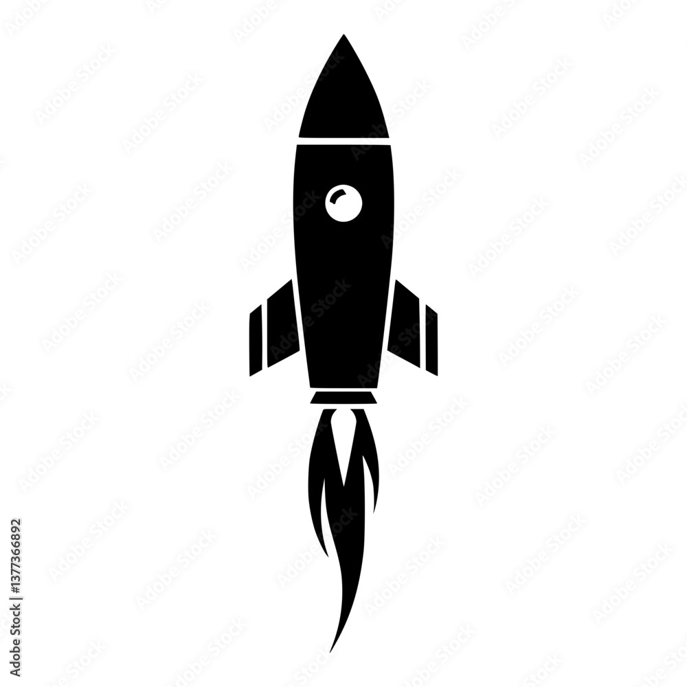 Rocket Icon - Vector Illustration Rocket Icon - Vector Illustration