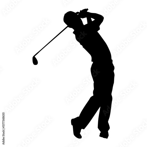 Golf Silhouette - Sport Illustration