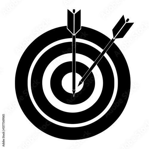 Target Icon - Arrow in Bullseye