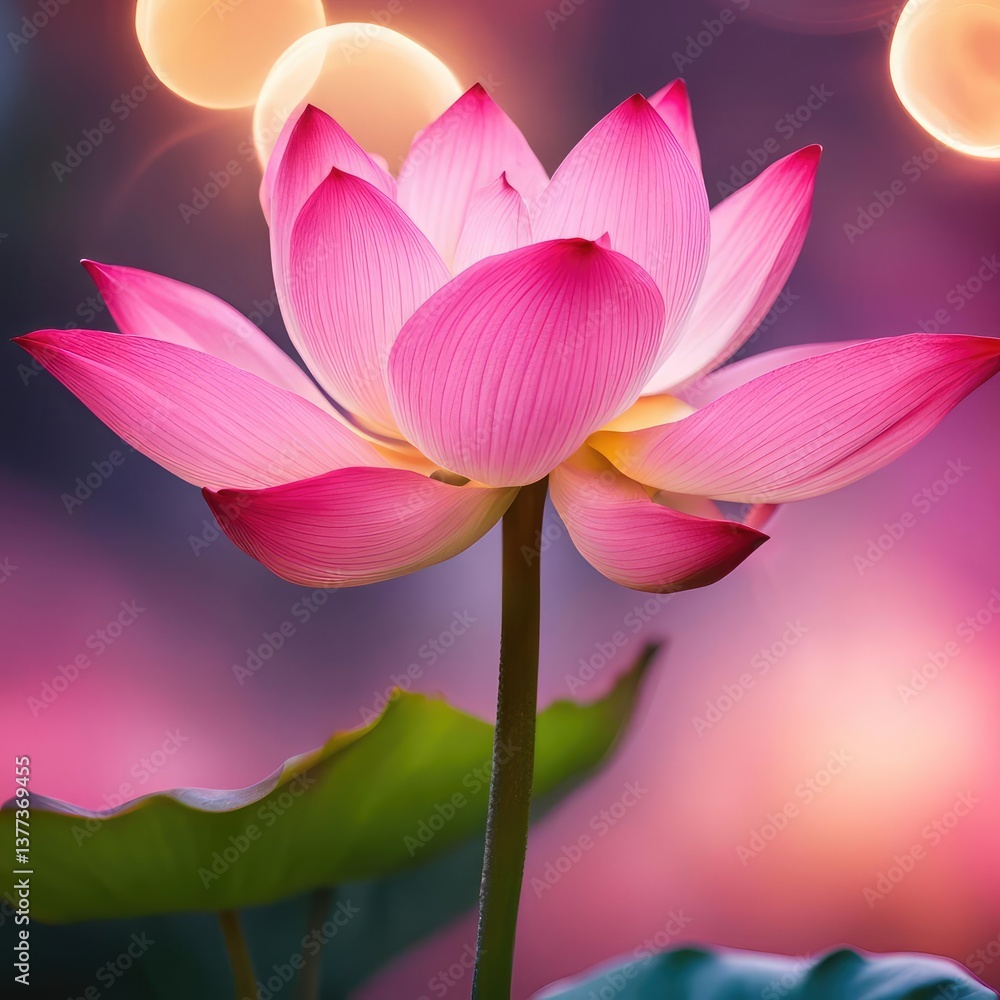 Fototapeta premium pink water lily