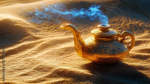 魔法のランプ、砂漠に現る