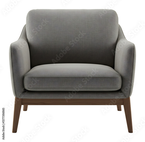 都会風 上品なベルベット一人掛けソファ